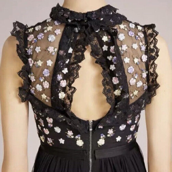 Needle & Thread Black Utopia Sleeveless Dress - Picture 9 of 9